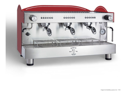 Maquina Cafe Barista 3 Grupos Woody 3 Roja Bezzera Si. Xavi