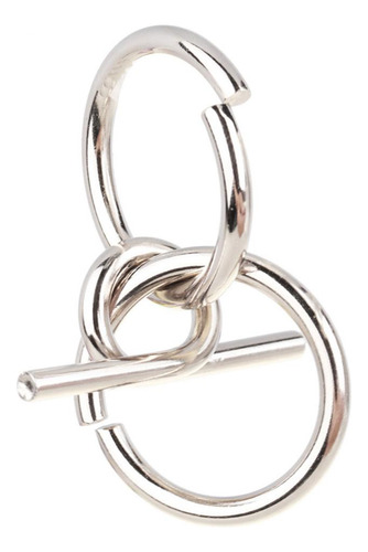 24 Piezas Anillo Chino Puzzle Artesanías De Metal Juguetes