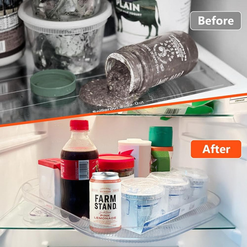 Organizador De Tocadiscos De Susan Lazy Susan Para Refrigera