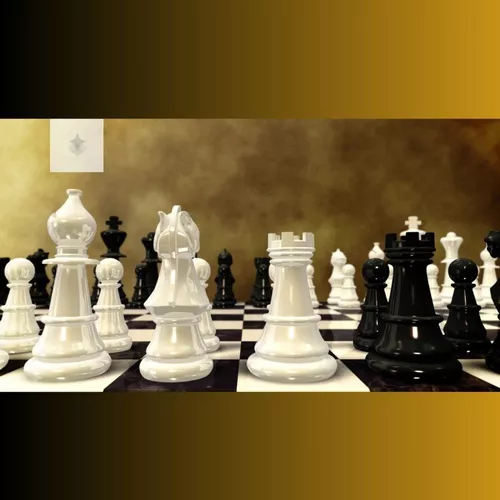 Peças de xadrez de plástico King Height 49 mm, peças de xadrez padrão de  jogo de xadrez leves para competição