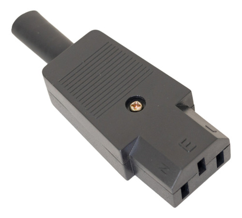 Tomada Conector Plug Tripolar Ac Para Cabo Caixa Som Kit 10