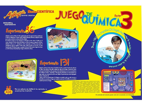 Imagen 2 de 3 de Juego De Química 3 Mi Alegría