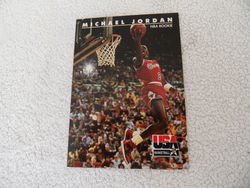 Tarjeta Basquetball Michael Jordan Nba Rookie Skybox 1992 (Usado)