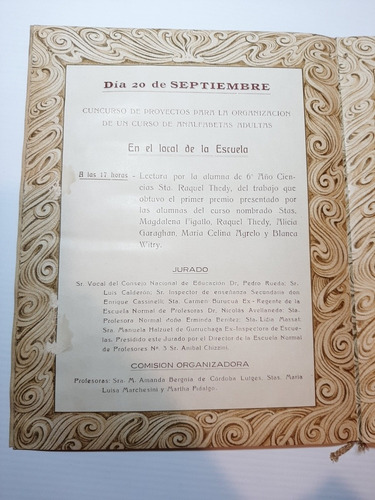 Imagen 6 de 9 de Programa Rosario Festejo Colegio Nicolás Avellaneda Ro 1321