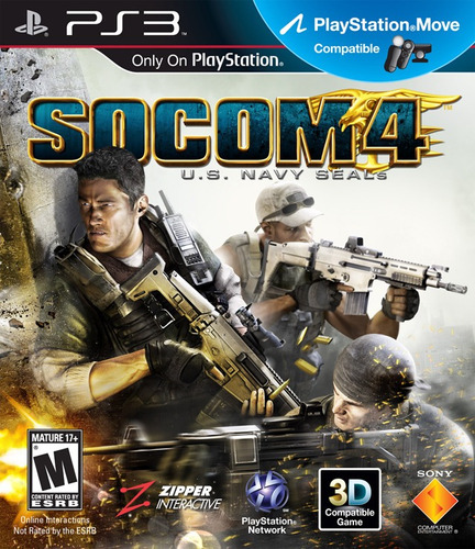 Socom 4 U.s. Navy Seals Usado Playstatation 3 Ps3 Vdgmrs