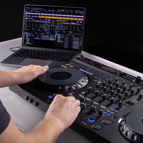 Controladora Dj Consola Alpha Theta Grv-6 4 Canales - Plus
