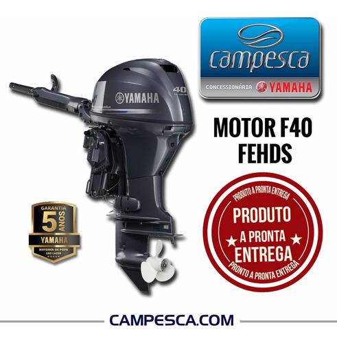 Motor Popa Yamaha F40 Fehds 4t 2024 0km P.entrega Ñ Mercury