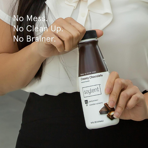 Soylent Batido De Reemplazo De Comida De Chocolate Cremoso A
