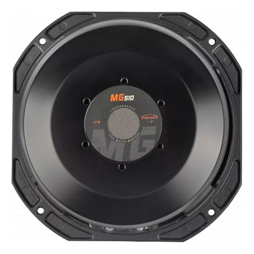 Alto Falante Médio Grave Triton 10 Mg 510 / 500w Rms 8ohms Cor Preto