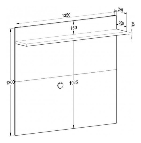 Conjunto Sala De Estar Rack 2 Portas Com Painel Para Tv Até