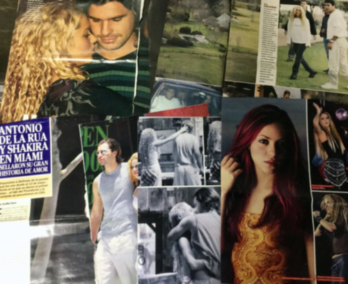Shakira Colección Notas De Revistas Publicidad 1996 - 2000