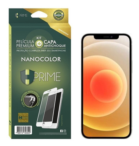 Kit Nanocolor Hprime Pelicula + Capa iPhone 12 Mini 5.4