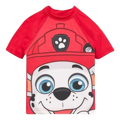 Remera Uv Niño Chase Paw Patrol Proteccion Solar Pf50+