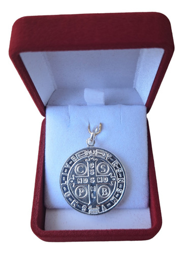 San Benito Medalla Plata 925  Medallon Italiano