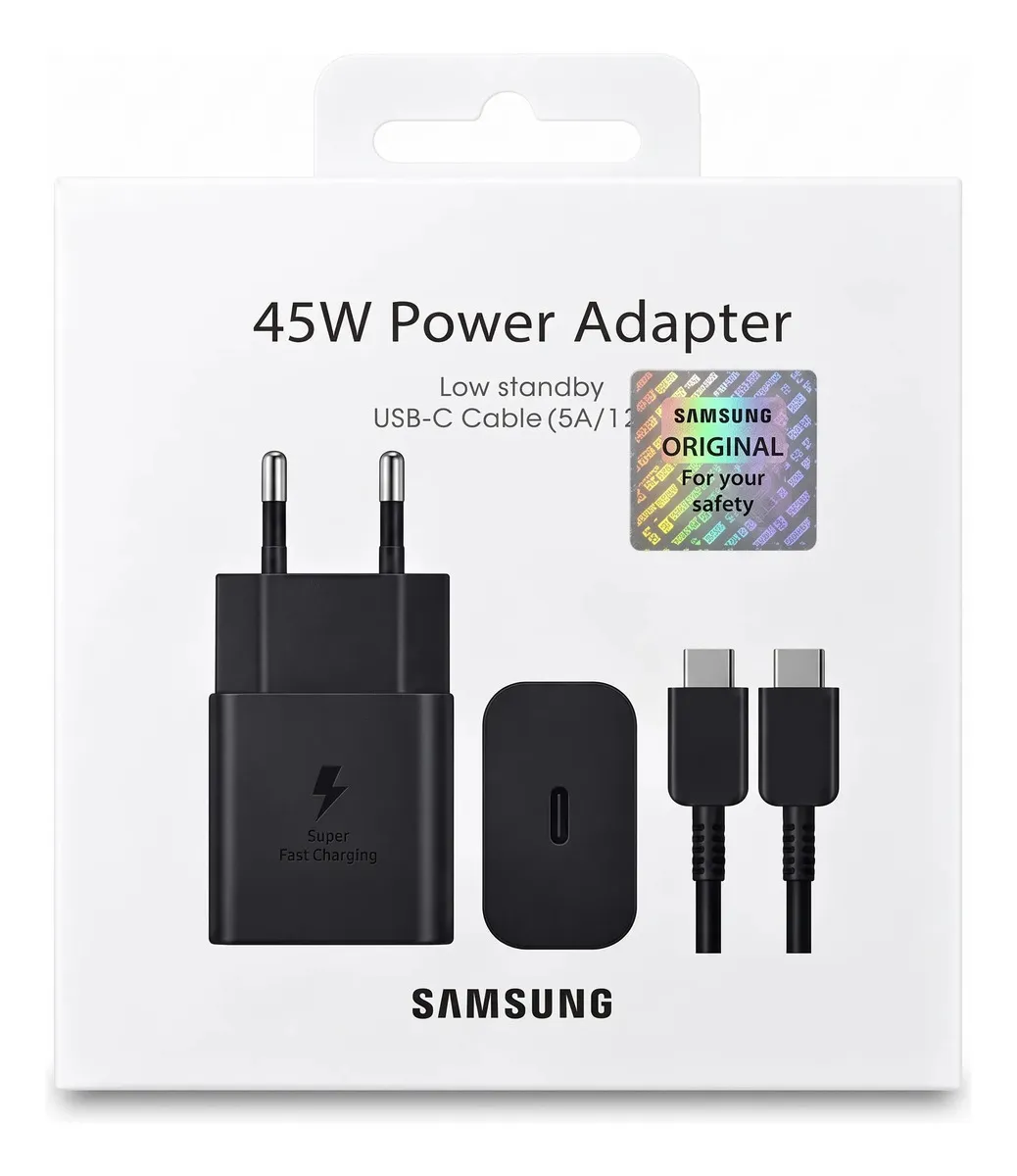 Cargador Original Ultra Fast 45w Para Samsung USB-C