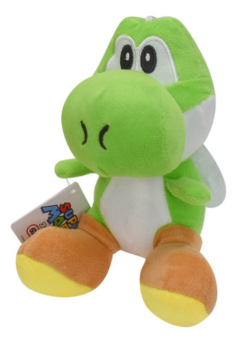 Peluche Amarillo De Yoshi, De Peluche, Coleccionable, 15 Cm