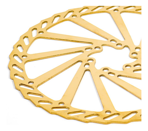 Cnc Rotor De Freno De Disco Bicicleta 16 Cm Oro Mmg