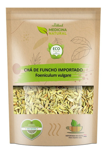 Chá De Funcho - Foeniculum Vulgare - Orgânico 100g