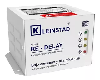 Regulador de voltaje Kleinstad RE-DELAY-2000 3300VA entrada de 127V blanco