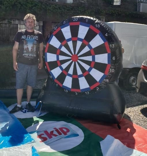 Dardo Inflable Con Pelotas Juego Para Niños