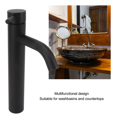 Grifo De Lavabo De Baño De Acero Inoxidable De 30 Cm, Lavabo