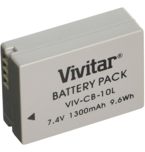 Vivitar Nb-10l Ultra Alta Capacidad 1300 mah Li-ion Bateri