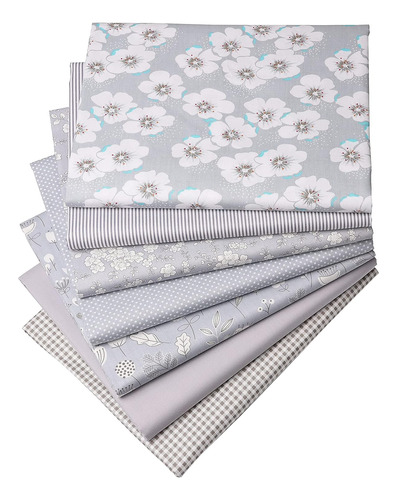 Tela Gris Fat Quarters Bundles Quilting Costura Precortes Te