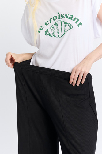Pantalón Mujer Palazo Amplio Extra Comodo Caida Liviana
