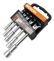 Comprar Juego 5 Llaves Tipo L Acero Cr-v Industriales 8-17mm Wokin
