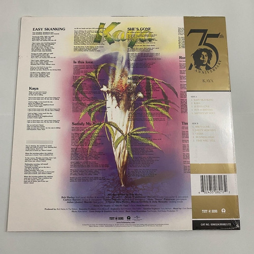 Bob Marley & The Wailers Kaya Lp Importado Lacrado