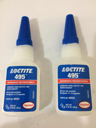 Adhesivo Instantáneo Loctite 495 De Henkel 4 Piezas