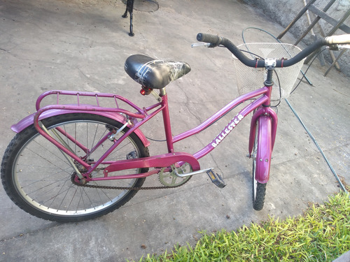 Bicicleta Rodado 24 Usada No Ago Envios Fuxia 24 " (Usado)