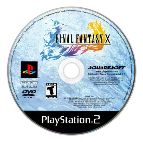 Jogo Final Fantasy X Para Playstation 2 Ps2