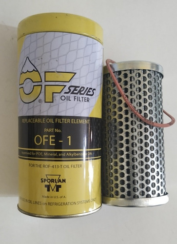 Ofe-1 Sporlan Filtro De Aceite