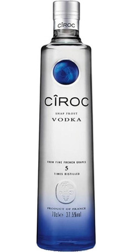 Combo Vodkas Cîroc 750ml + Smirnorff 998ml + Absolut 750ml