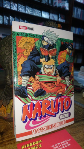 Naruto. Tomos 3 Y 4. Editorial Panini, Argentina.