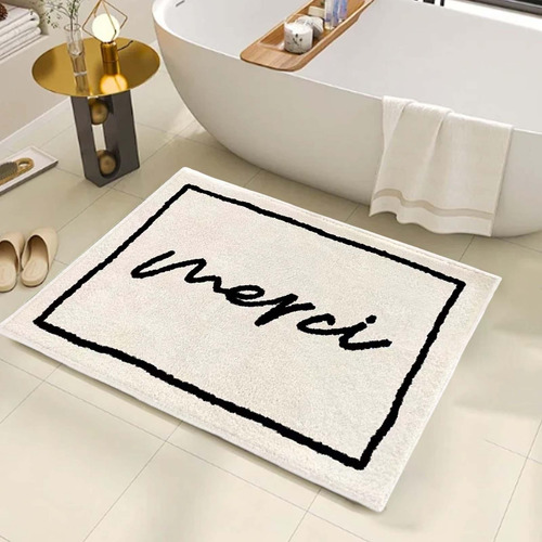 Alfombra De Baño Antideslizante Absorbente Para 50cmx80cm