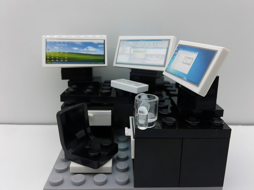 Building Bricks Business Sman Lawyer Office Setup - Teclado