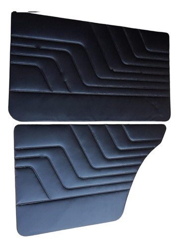 Panel Tapizado Fiat 125 Mirafiori Kit Completo Color Negro 