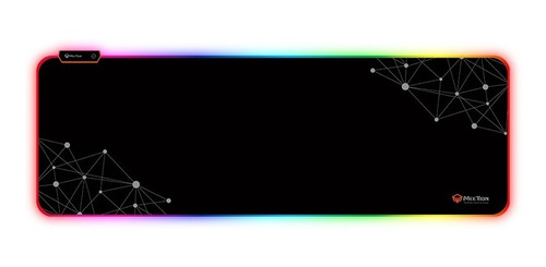 Imagen 3 de 8 de Mouse Pad Gaming Xl Retroiluminado Led Rgb Meetion Pd 121