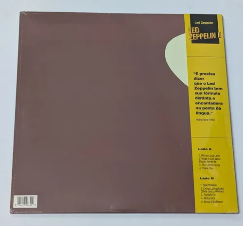 Led Zeppelin - Led Zeppelin 2 - Lp 2025 Lacrado | Parcelamento sem