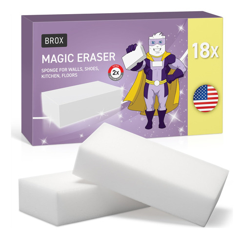 Esponja Magica De Borrador, 18 Gomas Magicas, Esponja De Mel