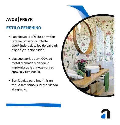 Imagen 7 de 10 de Porta Papel Higienico 100% Metal Cromado // Avos Freyr Sale