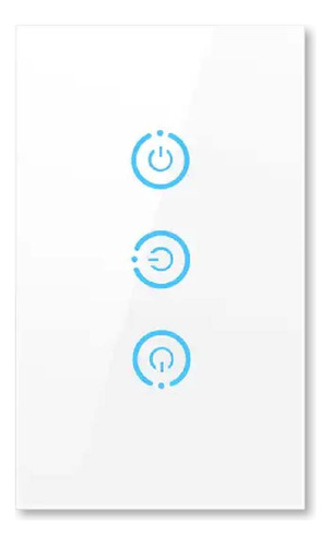 Tecla Touch Rf Pared 3 Modulo A Pila Externo A Distancia Ic