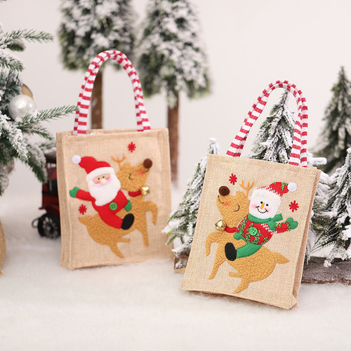 Bolsa De Regalo De Decoración Navideña Bolsa De Regalo Para