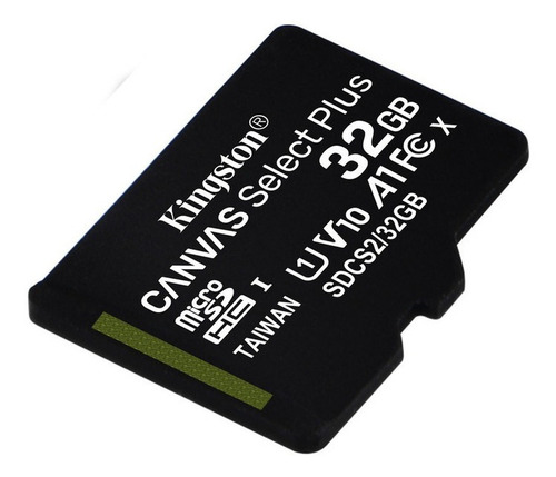 Cartão De Memória Microsd 32gb Canvas Select Plus Kingston