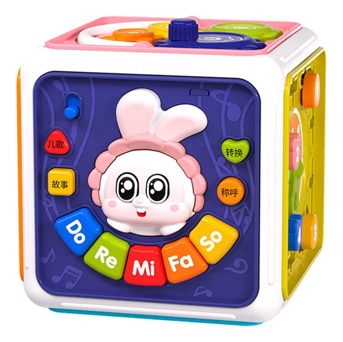 Activity Cube Baby Toys, 6 En 1 Cubo De Actividad Musical