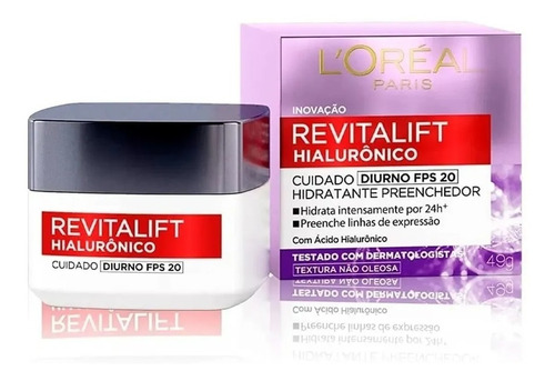 Loreal Revitalift Hialurônico Creme Antirrugas Noturno 49g