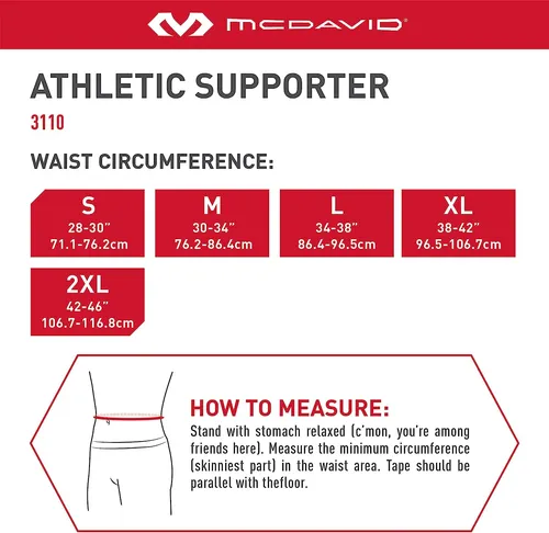 Mcdavid Jockstrap, Suspensorio Atlético Con Bolsa De Mall...