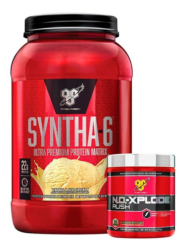 Syntha 6 - 2,9 Lb Bsn +  No Xplode 285gr Oxido Nitrico